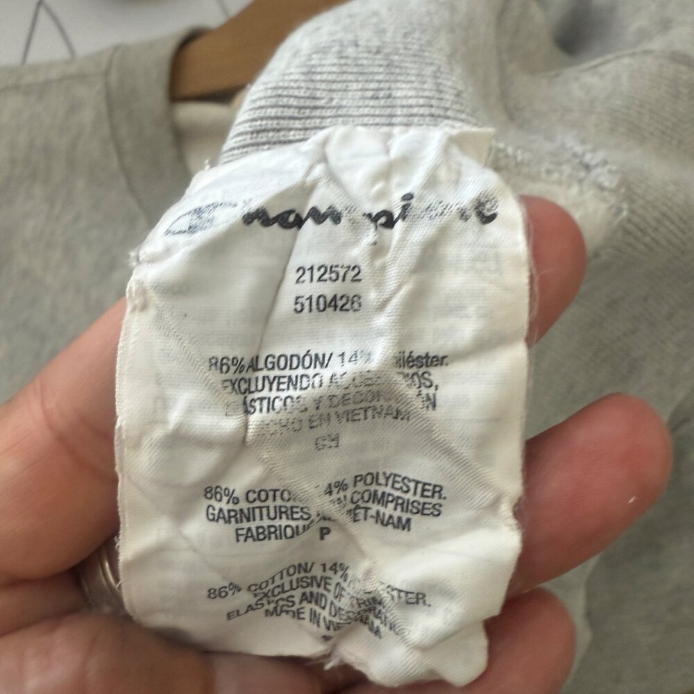 Vintage Champion Reverse Weave Warm Up Crewneck Sweatshirt Sz. S - Picture 6 of 7